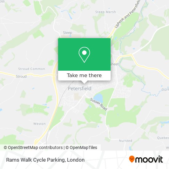 Rams Walk Cycle Parking map