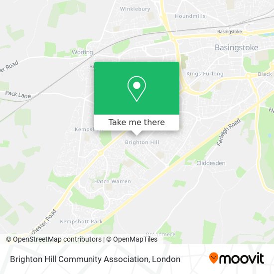 Brighton Hill Community Association map