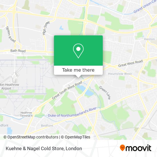 Kuehne & Nagel Cold Store map