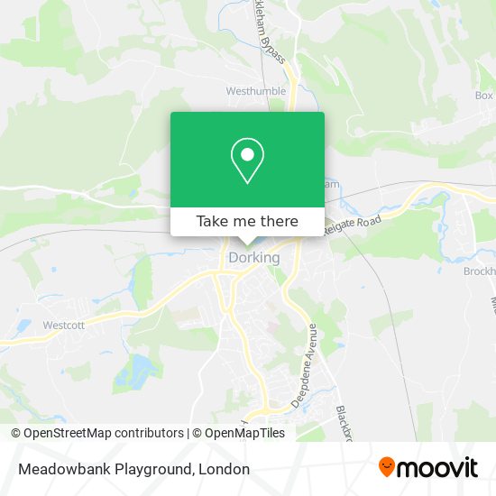 Meadowbank Playground map