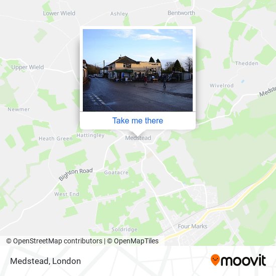 Medstead map
