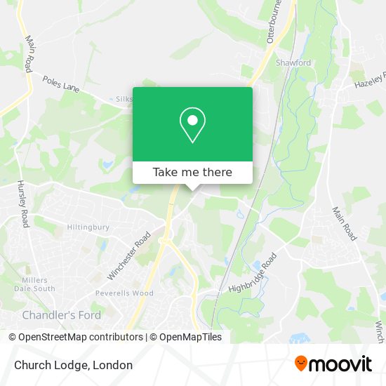 Church Lodge map