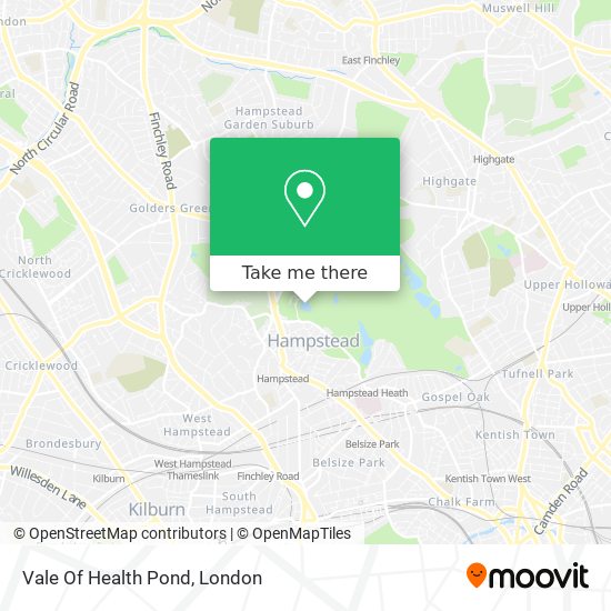 Vale Of Health Pond map