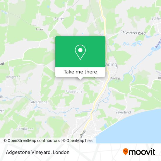 Adgestone Vineyard map