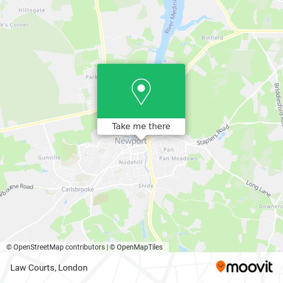 Law Courts map