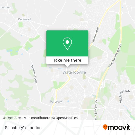 Sainsbury's map