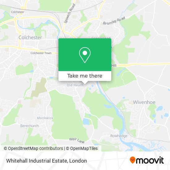 Whitehall Industrial Estate map