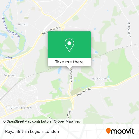 Royal British Legion map
