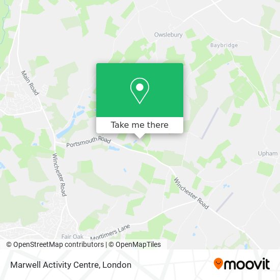 Marwell Activity Centre map