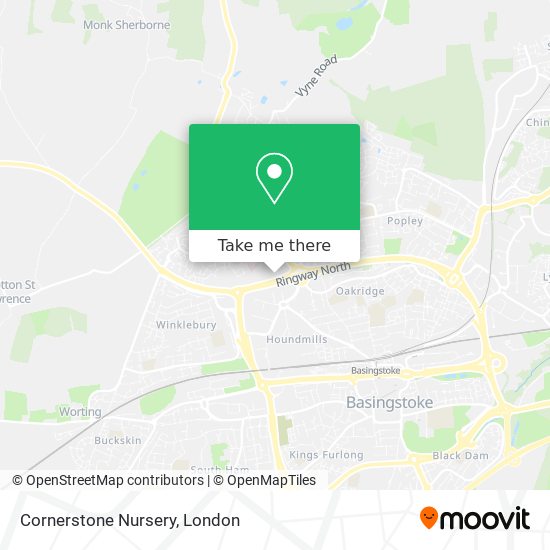 Cornerstone Nursery map