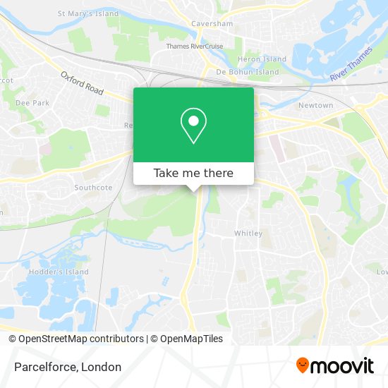 Parcelforce map