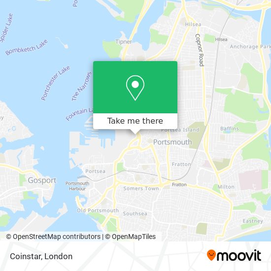 Coinstar map