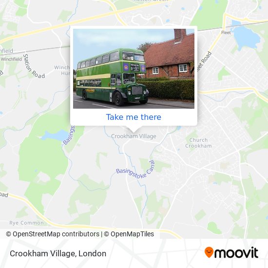 Crookham Village map