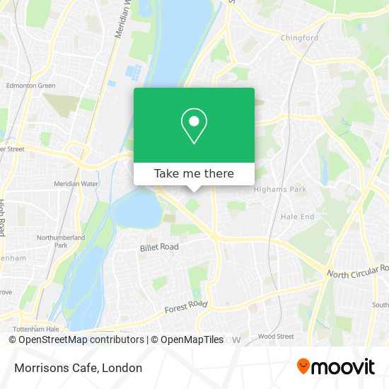 Morrisons Cafe map