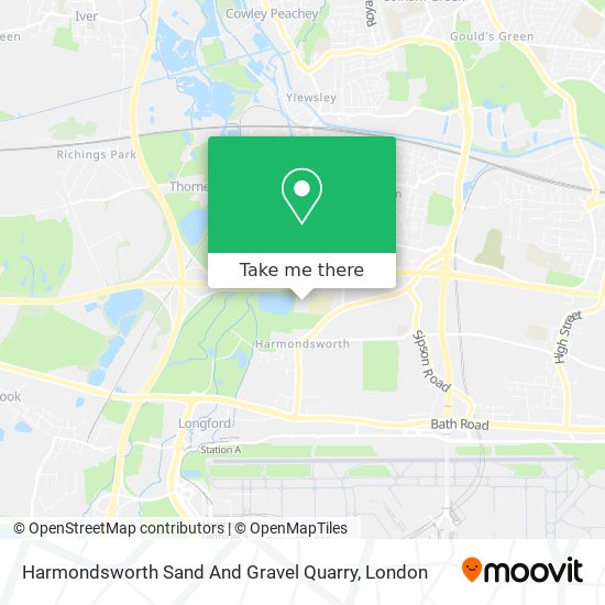 Harmondsworth Sand And Gravel Quarry map