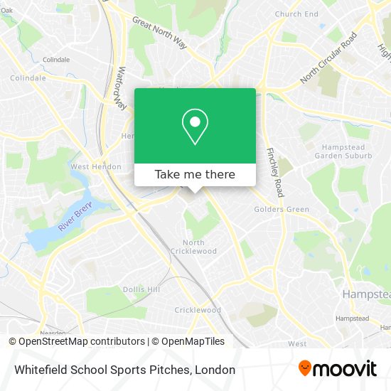 Whitefield School Sports Pitches map