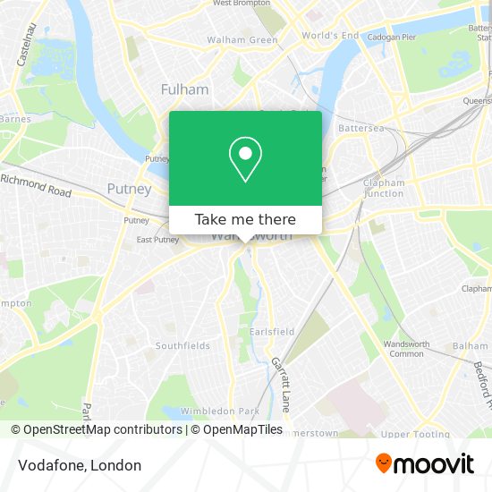 Vodafone map