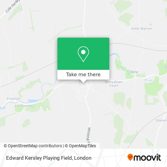 Edward Kersley Playing Field map