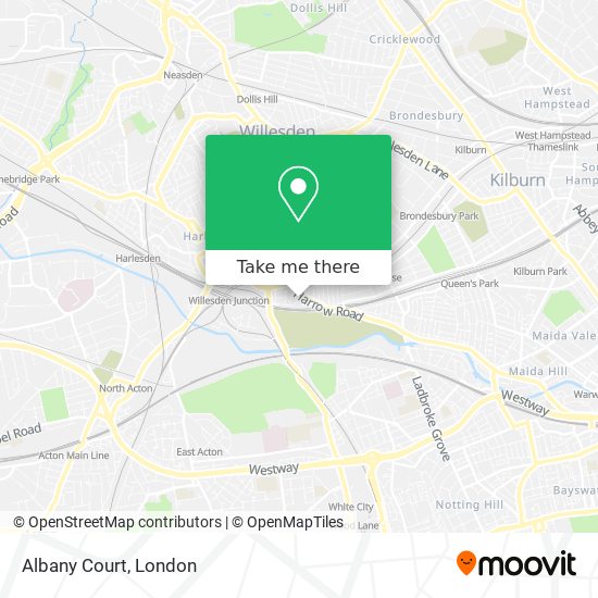 Albany Court map