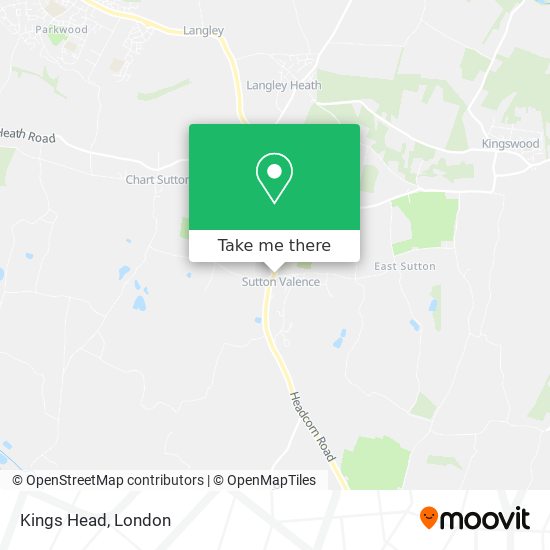 Kings Head map