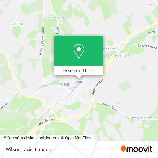 Wilson Taxis map