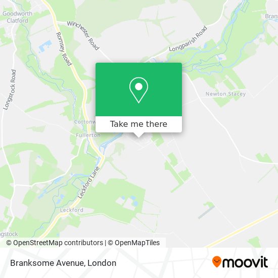 Branksome Avenue map