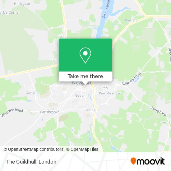 The Guildhall map