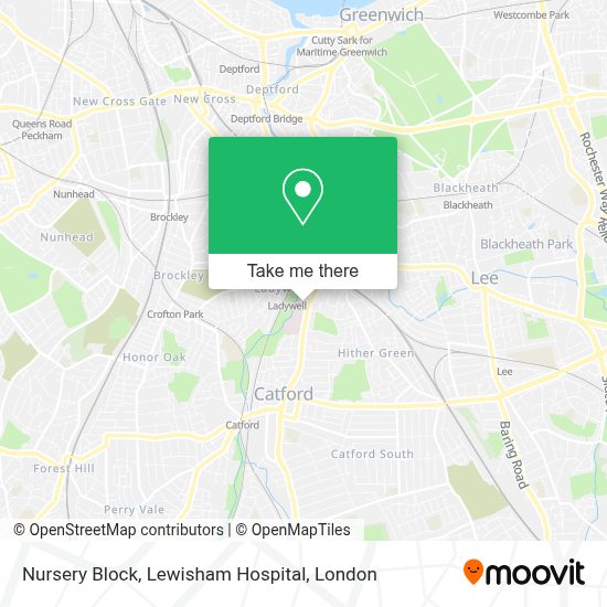 How To Get To Nursery Block Lewisham Hospital By Bus Train Tube Or DLR 