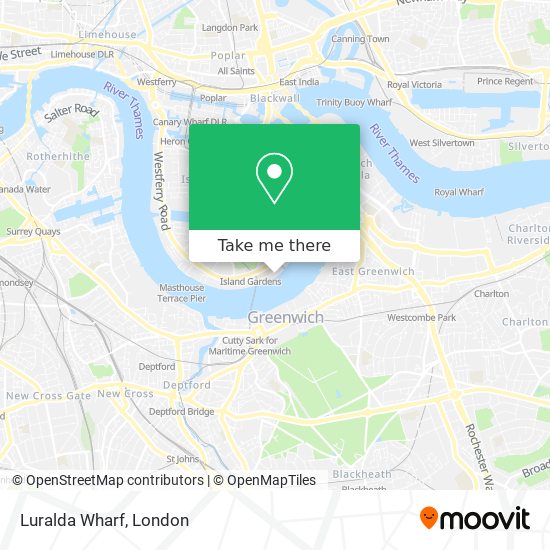 Luralda Wharf map