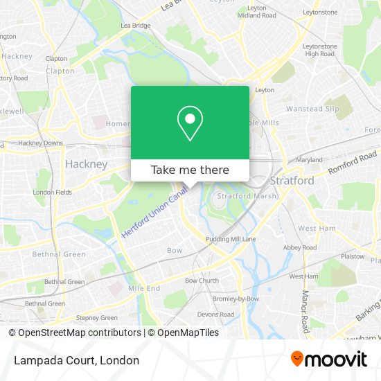 Lampada Court map