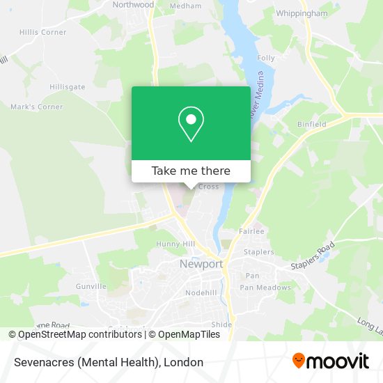 Sevenacres (Mental Health) map