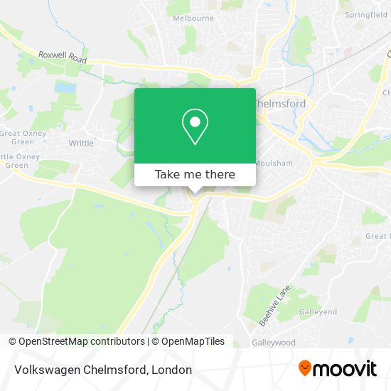 Volkswagen Chelmsford map