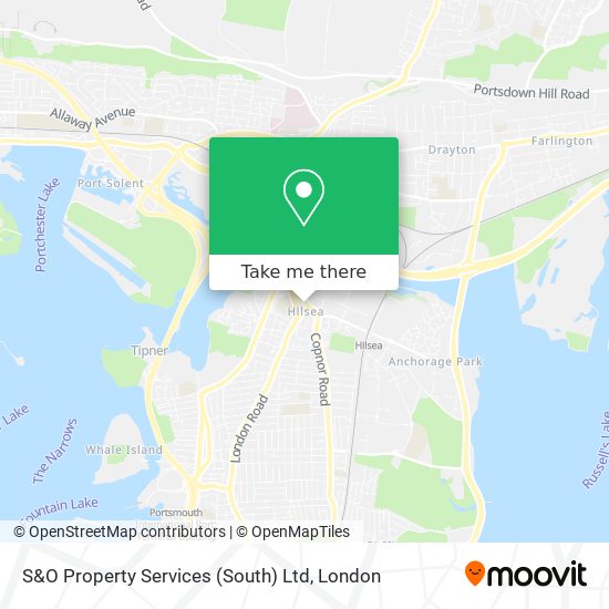 S&O Property Services (South) Ltd map