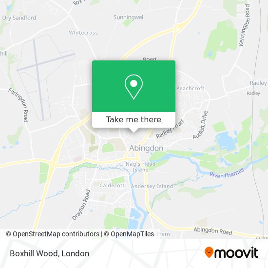 Boxhill Wood map