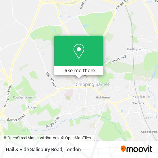 Hail & Ride Salisbury Road map