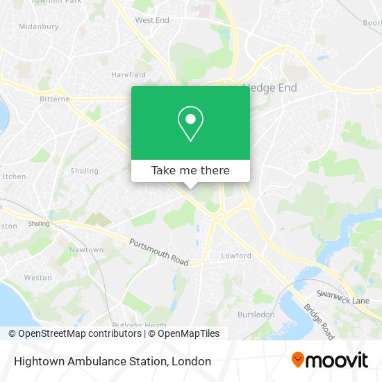 Hightown Ambulance Station map
