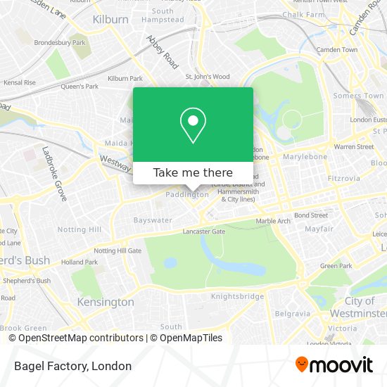 Bagel Factory map