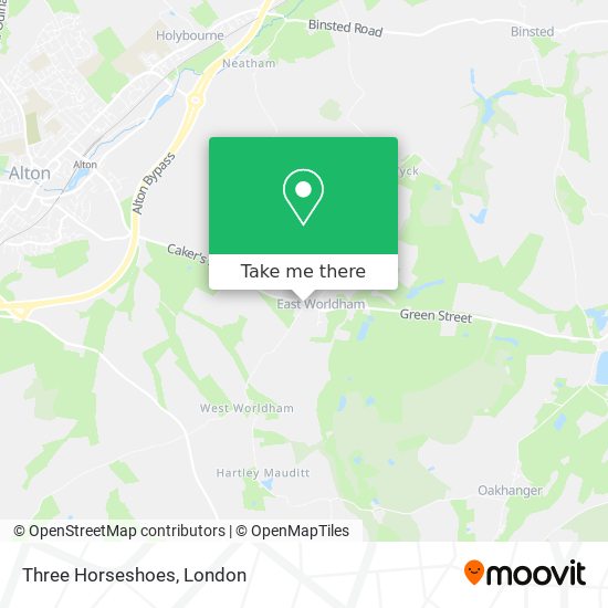 Three Horseshoes map