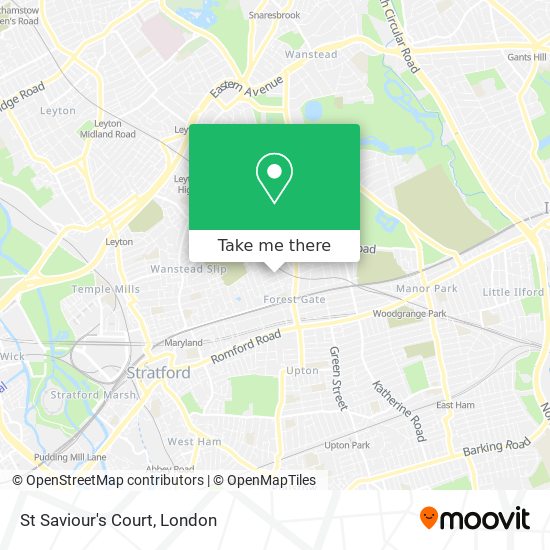 St Saviour's Court map