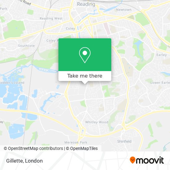 Gillette map