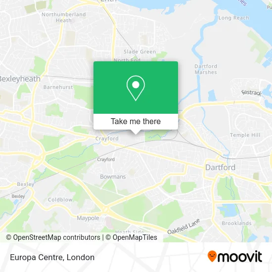 Europa Centre map