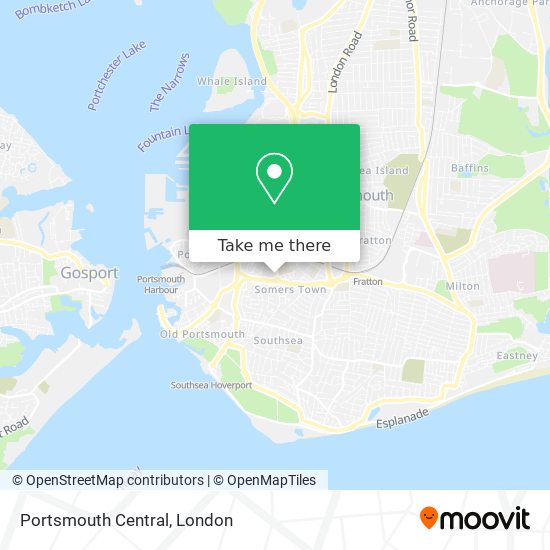 Portsmouth Central map