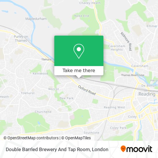 Double Barrled Brewery And Tap Room map