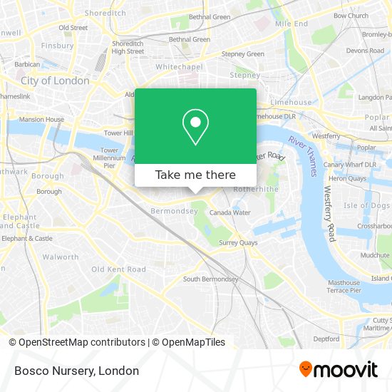 Bosco Nursery map