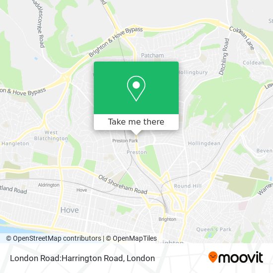 London Road:Harrington Road map