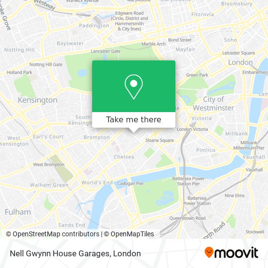 Nell Gwynn House Garages map