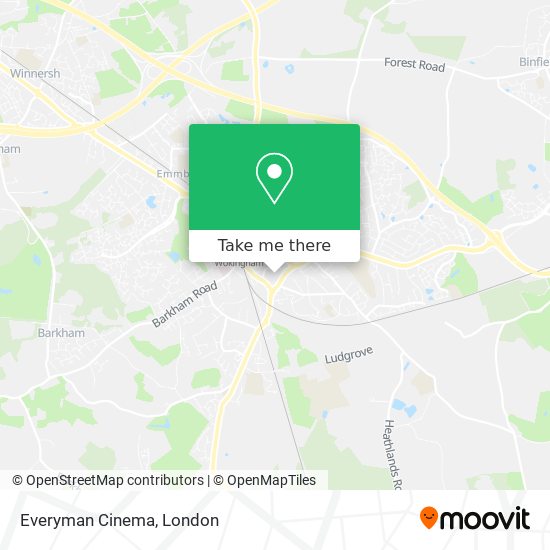 Everyman Cinema map