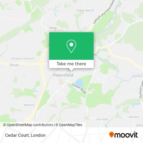 Cedar Court map