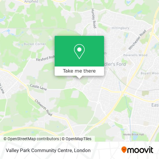 Valley Park Community Centre map