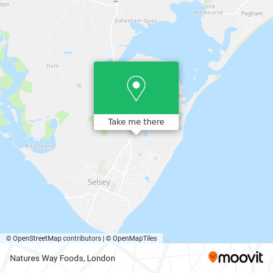 Natures Way Foods map